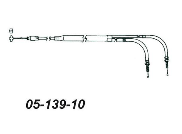 Gasswire Polaris Dobbel Universal Alle modeller med VM 32 & 34 